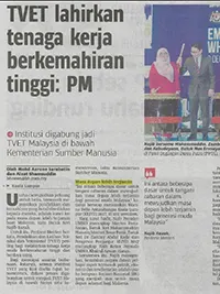 TVET LAHIRKAN TENAGA KERJA BERKEMAHIRAN TINGGI